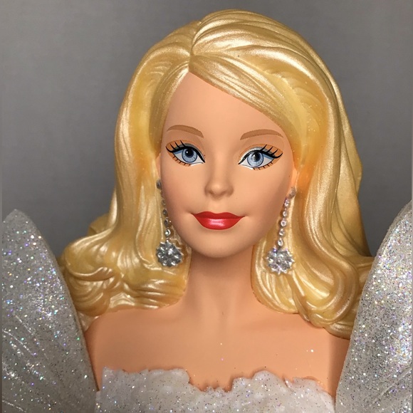 HALLMARK KEEPSAKE ANGEL LIGHTS BARBIE TREE TOPPER - Picture 3 of 15